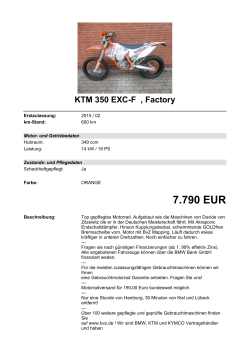 Detailansicht KTM 350 EXC-F €,€Factory