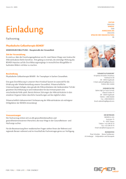 Einladung - BEMER.net