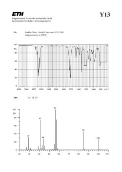 IR: Perkin-Elmer Modell Spectrum BX FT