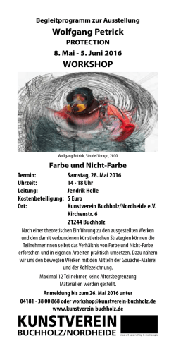 Workshop - Kunstverein Buchholz