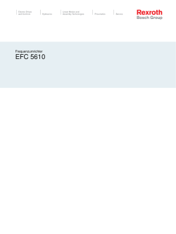 EFC 5610 - Bosch Rexroth
