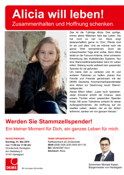 Helft Alicia und anderen!