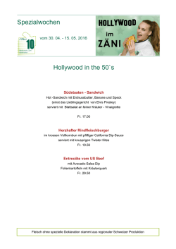 Hollywood Wochen