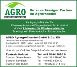 PDF: Anzeige Agrarzeitung