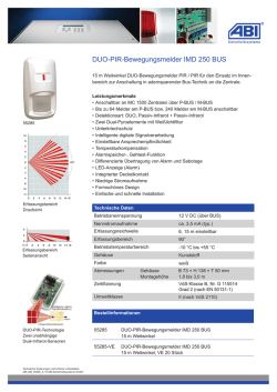 DUO-PIR-Bewegungsmelder IMD 250 BUS - abi
