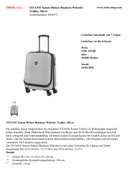 TITAN® Xenon Deluxe Business Wheeler Trolley, Silver