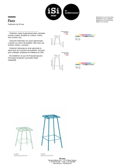 iSi mar Collection by iSi mar Collection made of galvanized steel