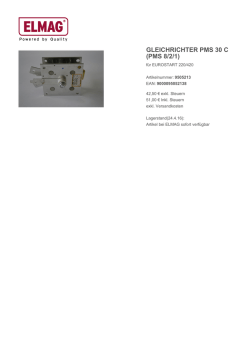Gleichrichter PMS 30 C (PMS 8/2/1)