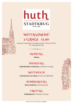 mittagsmenü