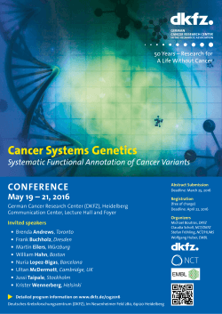 Cancer Systems Genetics