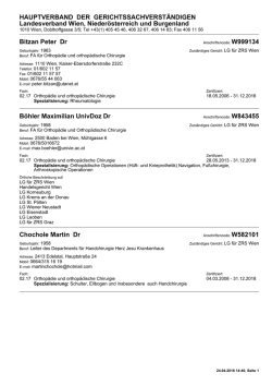 Druckansicht - Hauptverband