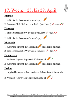 Als PDF zum Drucken - Nobbis feine Suppen