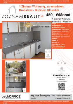 Druck - Immobilien der Slowakei