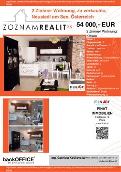 Druck - Immobilien der Slowakei
