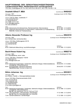 Druckansicht - Hauptverband