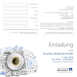 Einladung - Hypotheken Management GmbH