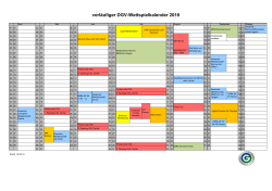vorläufiger DGV-Wettspielkalender 2016