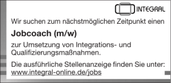 Jobcoach (m/w) - Ansage Zukunft