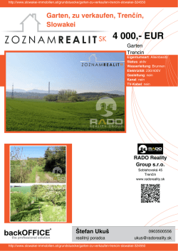 Druck - Immobilien der Slowakei