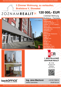 Druck - Immobilien der Slowakei