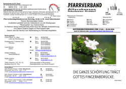 Kirchenanzeiger 17 04 2016 bis 01 05 2016