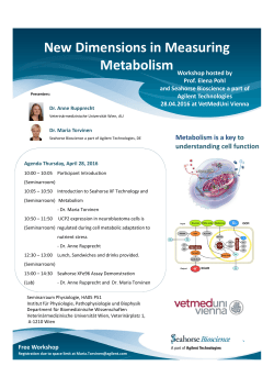 New Dimensions in Measuring Metabolism