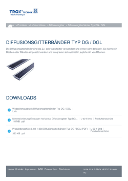 diffusionsgitterb&auml;nder typ dg / dgl downloads trox services