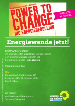 Energiewende jetzt! - Grüne Au/Haidhausen