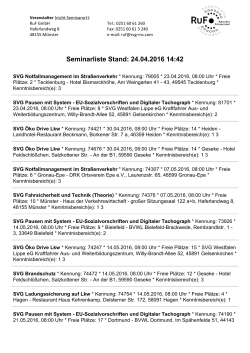 Liste als PDF - SVG Westfalen Lippe eG