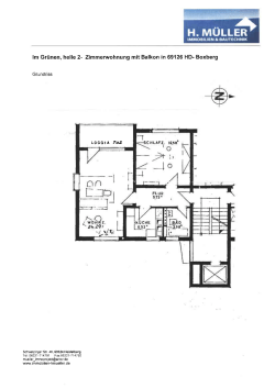 lm Grünen, helle 2- Zimmerwohnung mit Balkon in 69126 HD