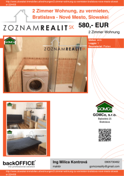 Druck - Immobilien der Slowakei