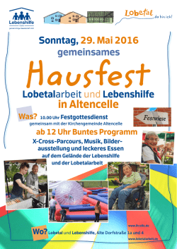 in Altencelle - Lebenshilfe Celle gGmbH