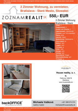 Druck - Immobilien der Slowakei