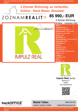 Druck - Immobilien der Slowakei