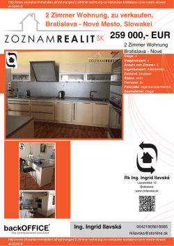 Druck - Immobilien der Slowakei