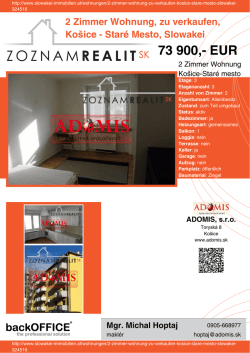 Druck - Immobilien der Slowakei