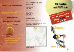Flyer 2015 - Tennis Club Neetze