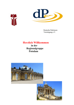 Herzlich Willkommen - dpV Parkinsongruppe Potsdam