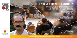 dependency or independency? - Schwerpunkt Wissenschaft und