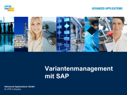 SAP ERP Produktkonfigurator Starter Package