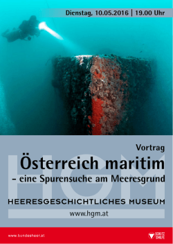 Österreich maritim - eine Spurensuche am Meeresgrund