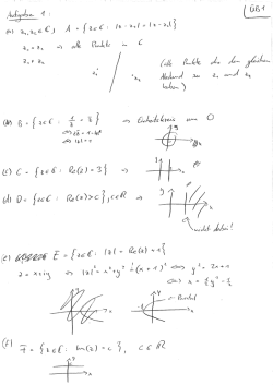 Lösung 1 - Mathematik