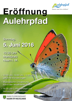 5. Juni 2016 - Aulehrpfad