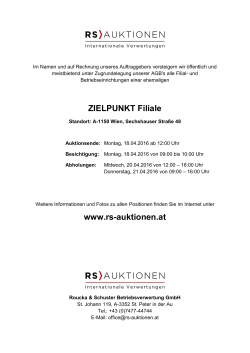 Infoblatt - Roucka & Schuster Betriebsverwertung GmbH