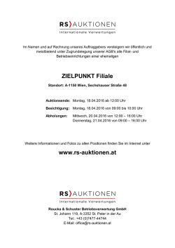 Infoblatt - Roucka & Schuster Betriebsverwertung GmbH
