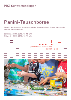 Panini-Tauschbörse