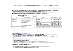 H26後期 対象科目・先着受付手順