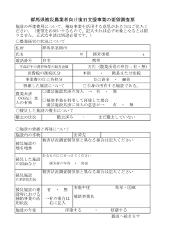 (要望調査票)(PDF文書)