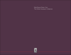 Rolls-Royce Motor Cars The Ghost Accessory Collection