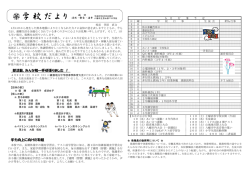 H28 学校だより4月28日